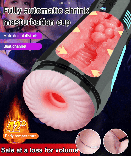 [Discreet Shipping]💥Champion Trainer! Dive into yourself more pleasure , fun , enjoy with Fully Automatic Retractable Sucking Heated Decompression Cup