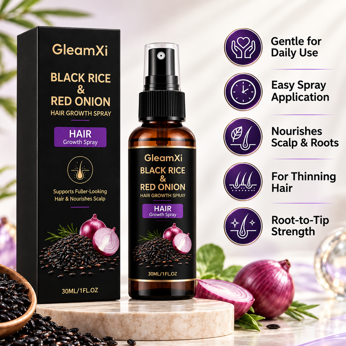 Biancat® BlackRice HairAge Renewal Serum