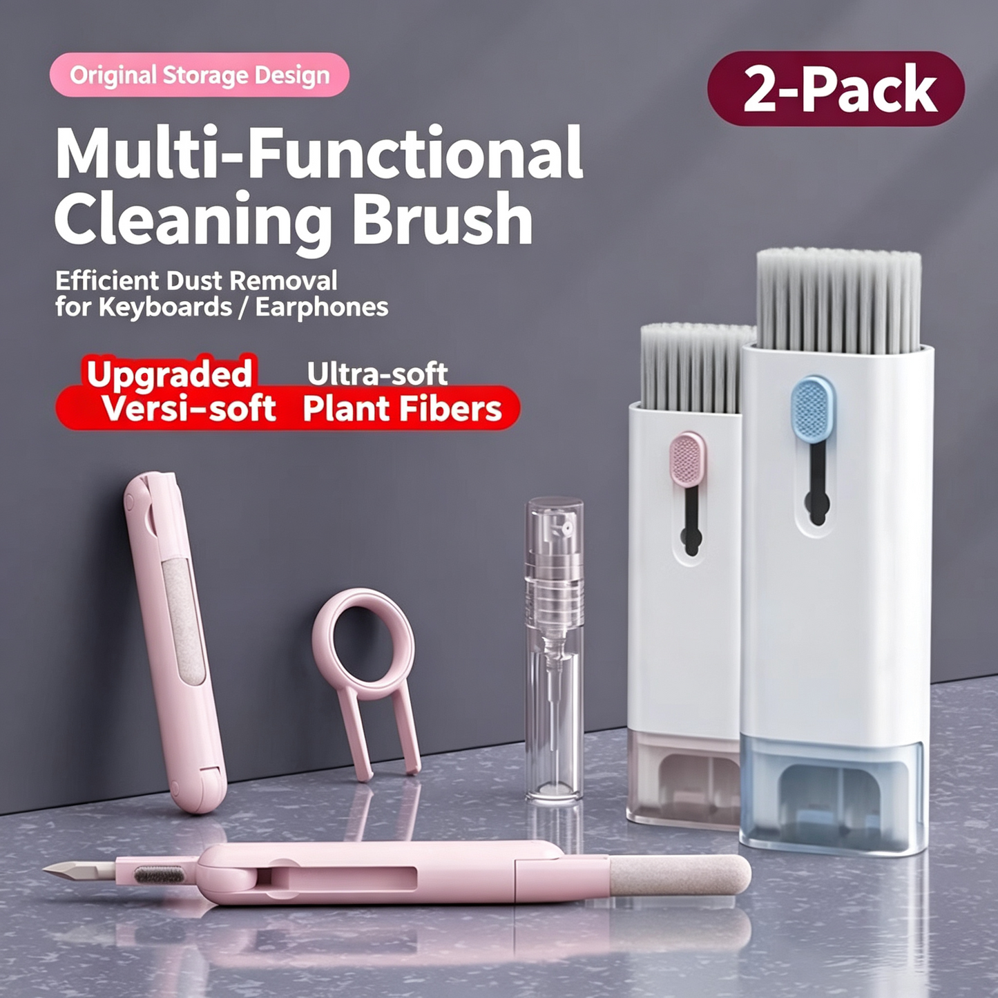 Keyboard Cleaning Mechanical Keyboard Cleaning Tool Computer Dust Removal Soft Brush Dust Brush Multi-Function Dust Cleaning Mobile Phone