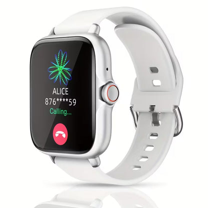 Smart Watch, 1.83" Full Touch Screen Display with Message, Answer Make Call Smartwatch, Sports Pedometer, Information Alerts, for Iphone/Android Phones, Smartbands Fitness Watch for Women/Men Friend Gift, Birthday Gift