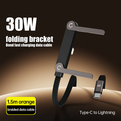 240W Fast Charging Dual USB-C Braided Zinc Alloy Cable for Tablets & Gaming