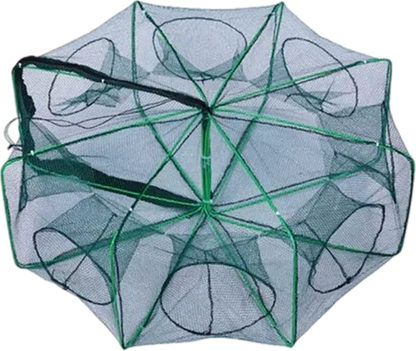 Auto-Foldable Strengthened Fishing Trap Net