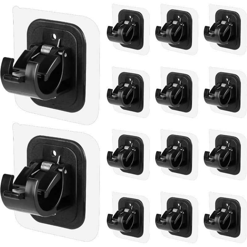 Nail-Free Adjustable Curtain Rod Bracket Holders –