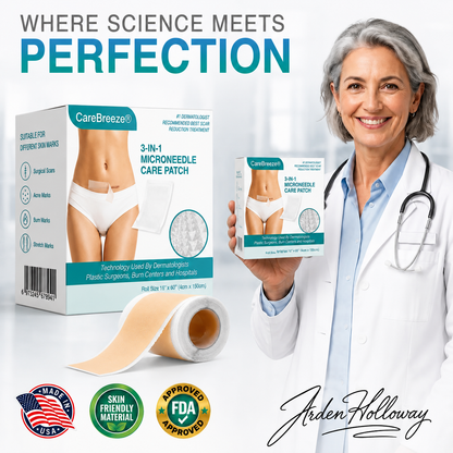 CareBreeze® 3-in-1 Scar Removal Microneedle Care Patch 💡