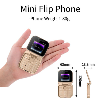 UMIIO i17 Pro Senior Flip Phone – Compact Easy-to-Use Mobile Phone with Dual SIM, Android OS & 1000mAh Battery