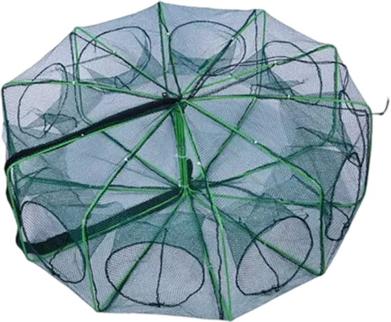 Auto-Foldable Strengthened Fishing Trap Net