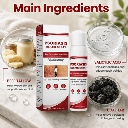 KUBOZN® Beef Tallow Spray for Itchy, Flaky Psoriasis Skin