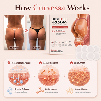 Ceoerty® Curvessa Micro-Needle Sculpting Patches