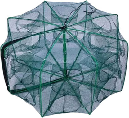 Auto-Foldable Strengthened Fishing Trap Net