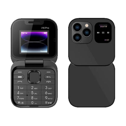 UMIIO i17 Pro Senior Flip Phone – Compact Easy-to-Use Mobile Phone with Dual SIM, Android OS & 1000mAh Battery