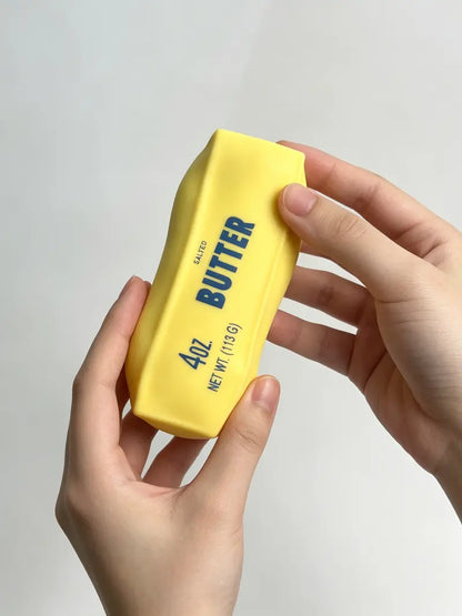 Crunchy Sound Butter Bar Squishy Toy Soft Squeeze Fidget Toy Funny Sensory Hobby Play Toy Portable Stress Relief Decompression Toy Cute Desk Relax Toy Ideal Gift For Teens Adults Party Leisure Entertainment