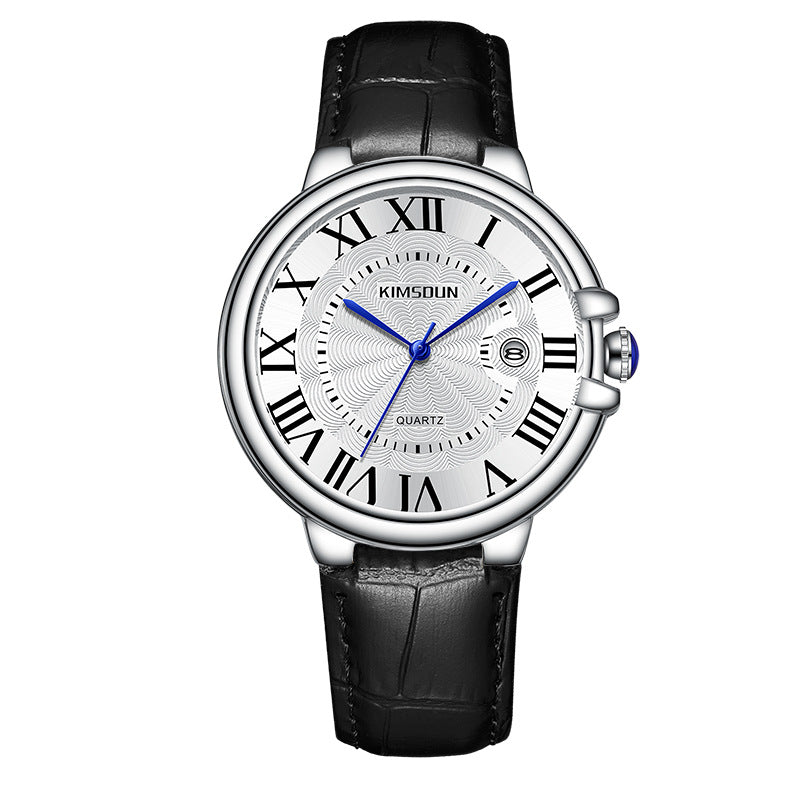 Men’s Skeleton Quartz Watch – Transparent Dial Design with Modern Mechanical Style
