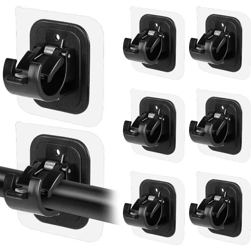 Nail-Free Adjustable Curtain Rod Bracket Holders –