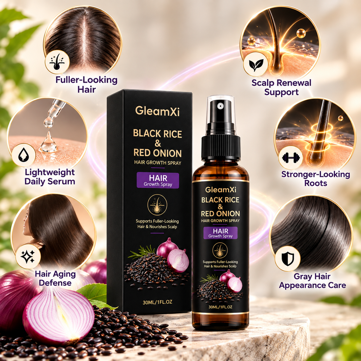 Biancat® BlackRice HairAge Renewal Serum