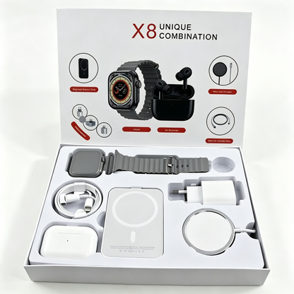 X8  Smart Watch Gift Wireless Charger Unique Combination Smartwatch