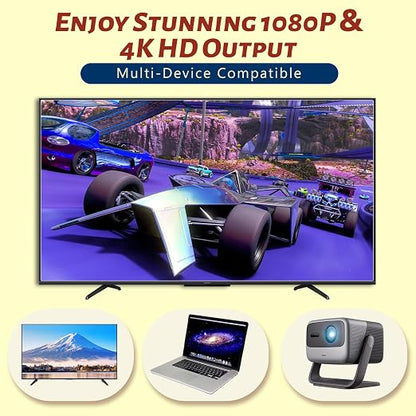 New Retro Gaming Console & Game Stick Pro - 20,000+ Classic Video Games, 23 Emulators, Dual Wireless Controllers, 4K HDMI Output, Plug & Play, Compatible with TV, PC, Projector, 64GB