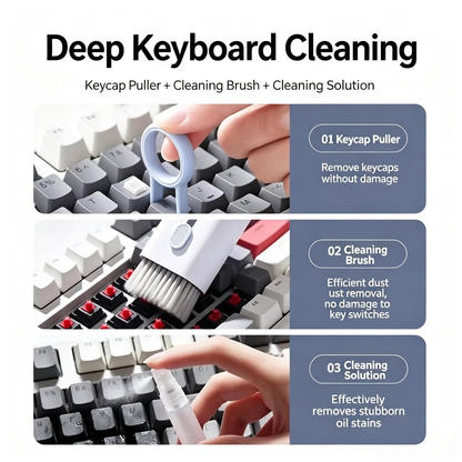 Keyboard Cleaning Mechanical Keyboard Cleaning Tool Computer Dust Removal Soft Brush Dust Brush Multi-Function Dust Cleaning Mobile Phone