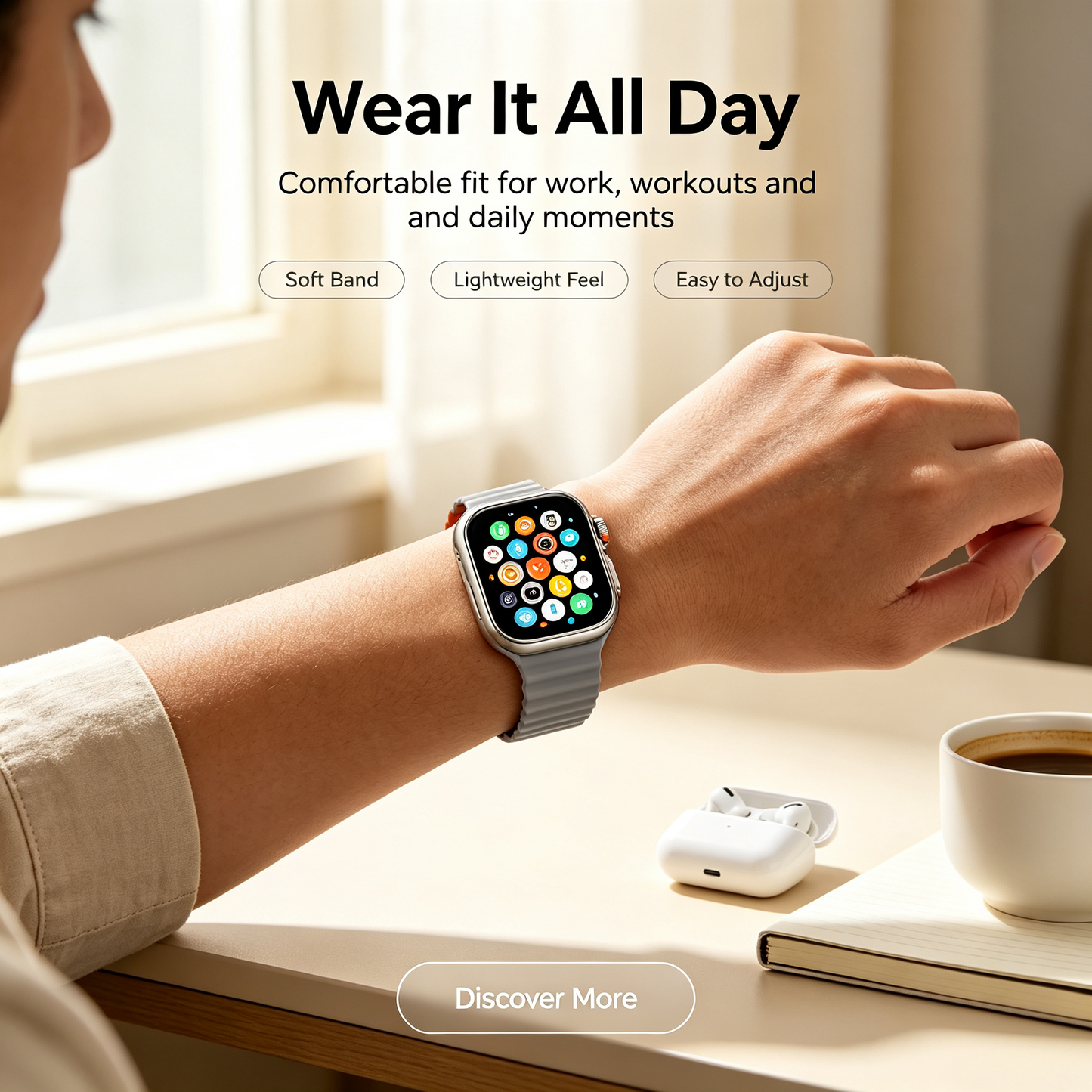 X8  Smart Watch Gift Wireless Charger Unique Combination Smartwatch