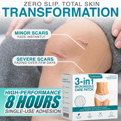 CareBreeze® 3-in-1 Scar Removal Microneedle Care Patch 💡