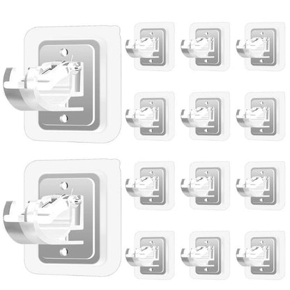 Nail-Free Adjustable Curtain Rod Bracket Holders –