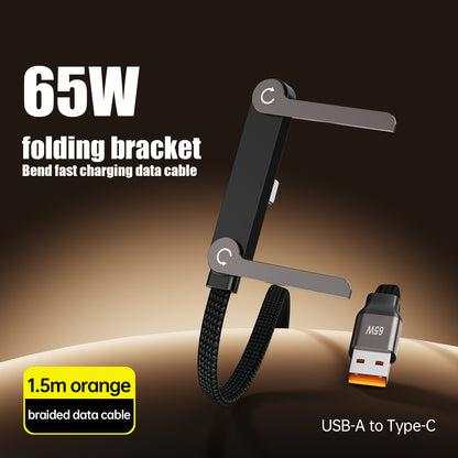 240W Fast Charging Dual USB-C Braided Zinc Alloy Cable for Tablets & Gaming