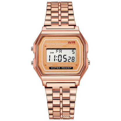 Casio F91W Style LED Digital Watch – A159 Stainless Steel Band