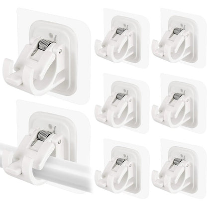 Nail-Free Adjustable Curtain Rod Bracket Holders –