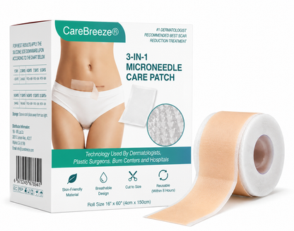 CareBreeze® 3-in-1 Scar Removal Microneedle Care Patch 💡