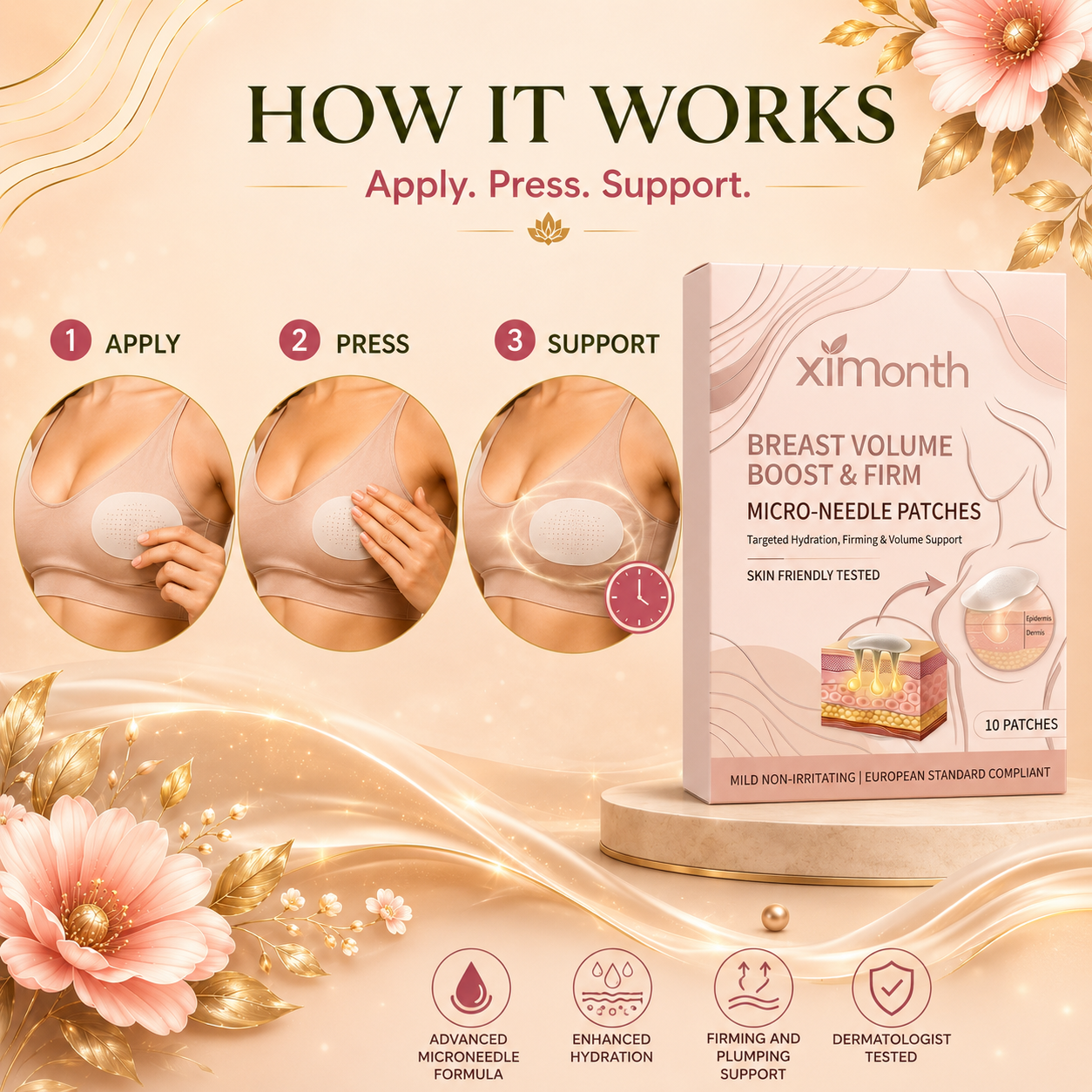 LUXEVERIAT BREAST ENHANCEMENT MICRONEEDLE PATCH