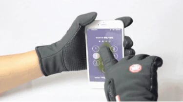 HeatGripX Windproof Thermal Slip Cold Weather Gloves