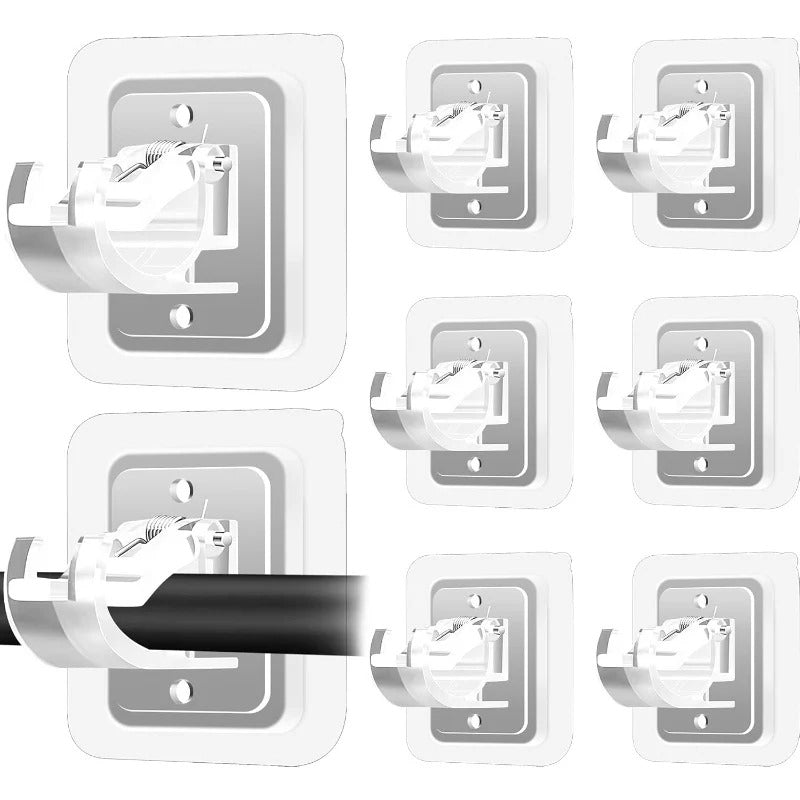 Nail-Free Adjustable Curtain Rod Bracket Holders –